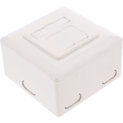 InLine 75602J boitier de prise de courant Blanc