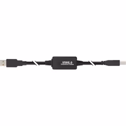 InLine 34511I câble USB 10 m USB A USB B Noir