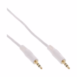 InLine 99938W, 3,5mm, Mâle, 3,5mm, Mâle, 3 m, Blanc