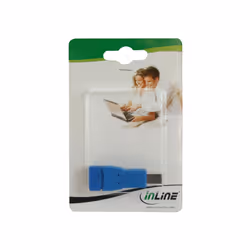 InLine 35300D changeur de genre de câble USB 3.0 A female USB 3.0 B Bleu