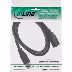 InLine 4043718153725 câble USB 1,5 m USB 3.2 Gen 1 (3.1 Gen 1) USB A Noir