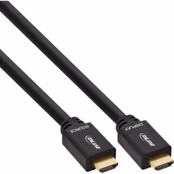InLine 4043718154142, 30 m, HDMI Type A (Standard), HDMI Type A (Standard), Compatibilité 3D, Noir