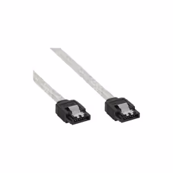 InLine 27303R, 0,3 m, SATA I, Transparent