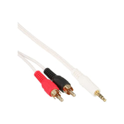 InLine 89936W câble audio 2,5 m 3,5mm Blanc
