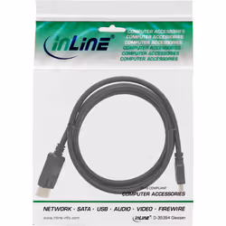 InLine 17183 câble vidéo et adaptateur 3 m DisplayPort HDMI Type A (Standard) Noir