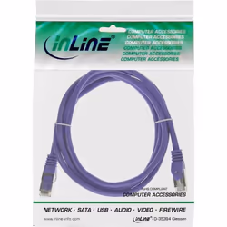 InLine 4043718163076 câble de réseau Violet 0,25 m Cat5e SF/UTP (S-FTP)
