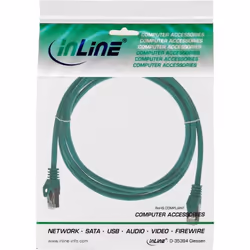 InLine 4043718163144 câble de réseau Vert 1,5 m Cat5e F/UTP (FTP)