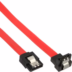 InLine 4043718163168, 0,15 m, SATA I, SATA 7-pin, SATA 7-pin, Femelle/Femelle, Noir, Rouge