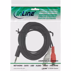 InLine 89941C câble audio 3 m 3,5mm Noir