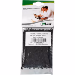 InLine 59977D serre-câbles Noir