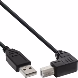 InLine 34520U, 2 m, USB A, USB B, Mâle/Mâle, 480 Mbit/s, Noir