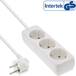 InLine 16433W protection surtension Blanc 3 sortie(s) CA 230 V 3 m