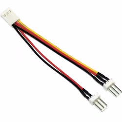 InLine 4043718171828, Molex (3-pin), 2 x Molex (3-pin), Femelle, Femelle, Droit, Droit