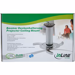 InLine 23134A support pour projecteurs Plafond Noir