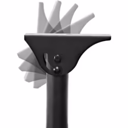 InLine 4043718172504 support pour téléviseur 55" Noir