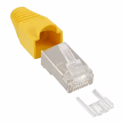 InLine 74510Y, Jaune, Plastique, 10 pièce(s)