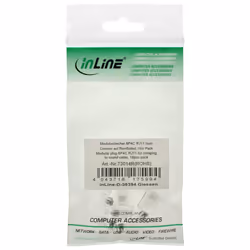 InLine 73014R connecteur de fils RJ-11 Transparent, Blanc