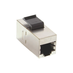 InLine 74206M changeur de genre de câble RJ45 Noir, Argent