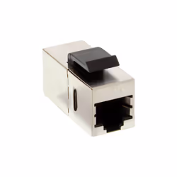 InLine 74206M changeur de genre de câble RJ45 Noir, Argent