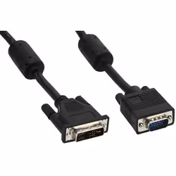 InLine D-Sub - DVI-A M-M 2m, 2 m, DVI-A, D-sub (DB-25), Noir, Mâle/Mâle, 1 pièce(s)