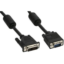 InLine D-Sub - DVI-A M-M 2m D-sub (DB-25) Noir