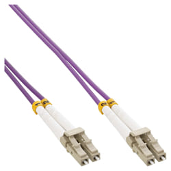 InLine 88547P câble de fibre optique 7,5 m OM4 Violet