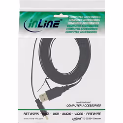 InLine 4043718178681 câble USB 3 m USB 2.0 USB A Mini-USB B Noir