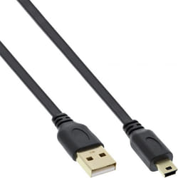 InLine 4043718178698 câble USB 5 m USB 2.0 USB A Mini-USB B Noir