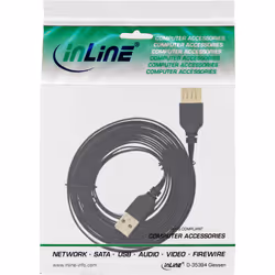 InLine 34620F câble USB 2 m USB 2.0 USB A Noir