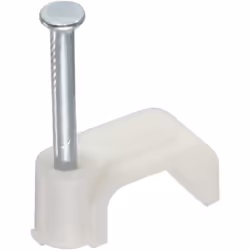 Fixation de câbles - InLine® - 8mm - Blanc - Lot de 100 pièces - Plastique