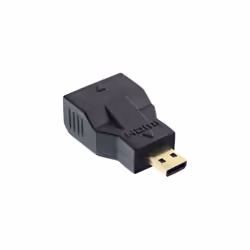 InLine 17690C, Micro-HDMI D plug, HDMI D, Noir