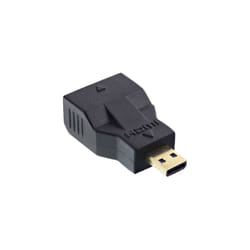 InLine 17690C changeur de genre de câble Micro-HDMI D plug HDMI D Noir