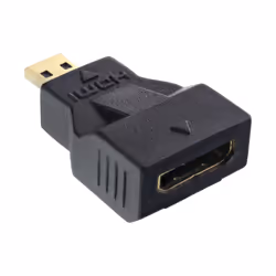 InLine 17690C changeur de genre de câble Micro-HDMI D plug HDMI D Noir