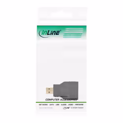 InLine 17690C changeur de genre de câble Micro-HDMI D plug HDMI D Noir