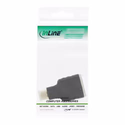 InLine 17690D changeur de genre de câble HDMI A female HDMI D Noir