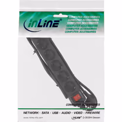 InLine 16463T multiprise 3 m 6 sortie(s) CA Noir