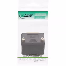 InLine 4043718181544 changeur de genre de câble DVI-I 24+5 Noir