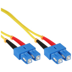 InLine 82925C câble de fibre optique 0,5 m 2x SC OS2 Jaune
