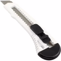 Cutter - InLine® - lame sécable - 18mm - blanc