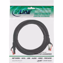InLine 76422S câble de réseau Noir 0,25 m Cat6 S/FTP (S-STP)