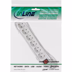 InLine 16463V multiprise 3 m 6 sortie(s) CA Blanc