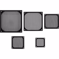 InLine 33376S, Aluminium, Noir, 6 cm, 60 mm, 60 mm