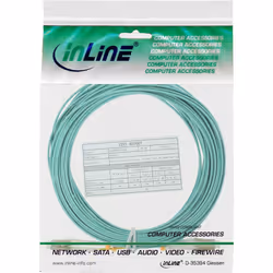 InLine 88530O câble de fibre optique 30 m 2x LC OM3 Turquoise