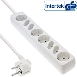 InLine 16481W multiprise 1,5 m 4 sortie(s) CA Blanc