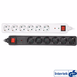 InLine 16461P, 6 sortie(s) CA, 230 V, 3500 W, 1,5 mm², Noir, Plastique