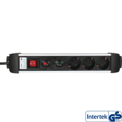 InLine 16431A multiprise 1,5 m 3 sortie(s) CA Noir