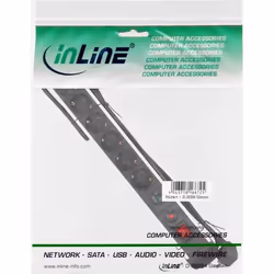 InLine 4043718188307 multiprise 1,5 m 6 sortie(s) CA Intérieure Noir