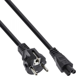 InLine 16656O Noir 0,5 m CEE7/7 Coupleur C5