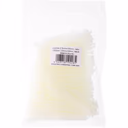 InLine 59963X, Nylon, Blanc, 78,5 N ( 1 kilogrammeforce = 9,81 Newton), -20 - 85 °C, 100 mm, 2,5 mm