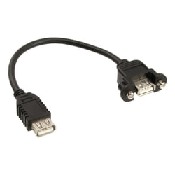 InLine 33441D câble USB 0,2 m USB 2.0 USB A Noir